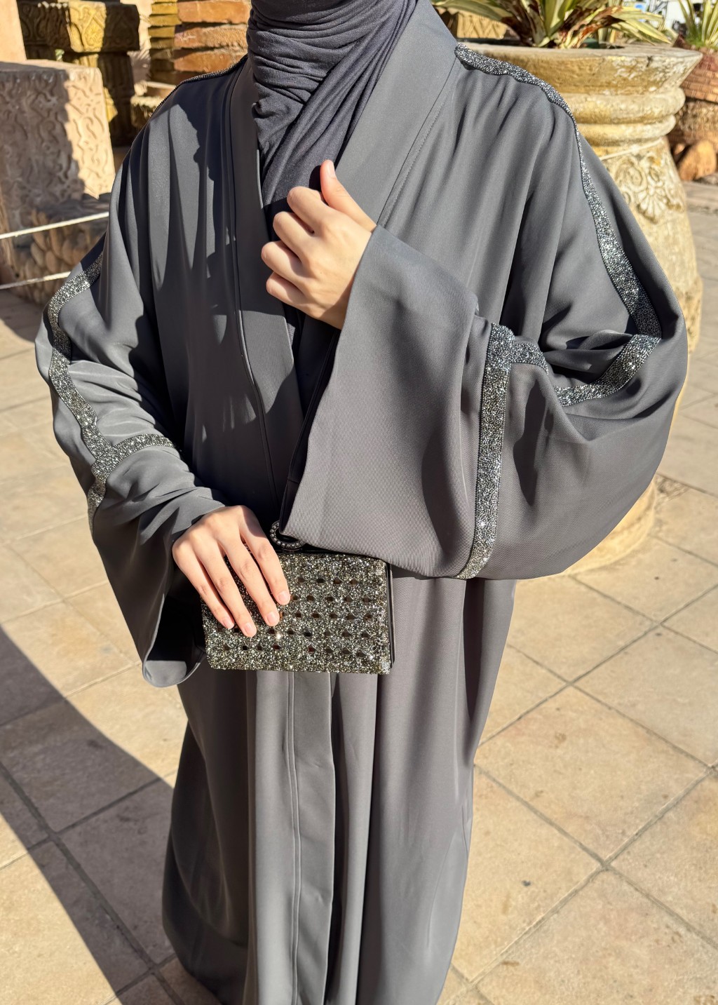 Bera Abaya Gri 