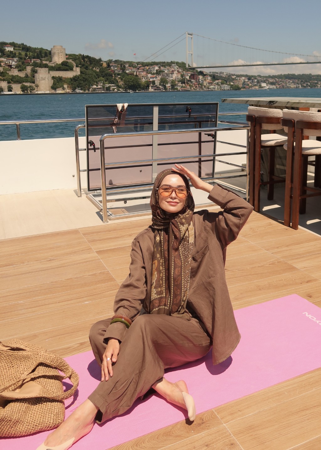 Comfort Keten Takım Kahverengi 