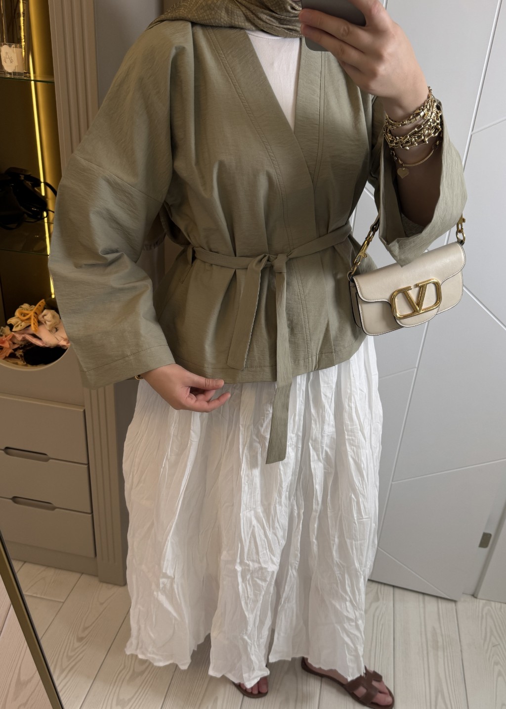 Kısa Kraş Kimono Çağla