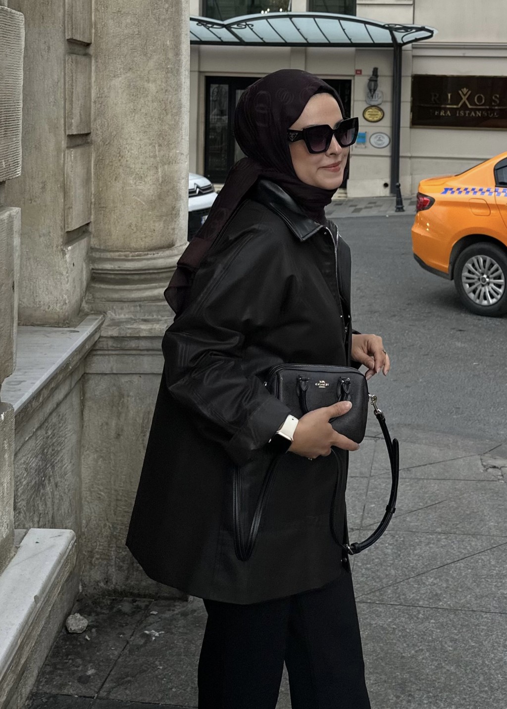 Mum  Görünümlü Deri Yaka Ceket Acı Kahve