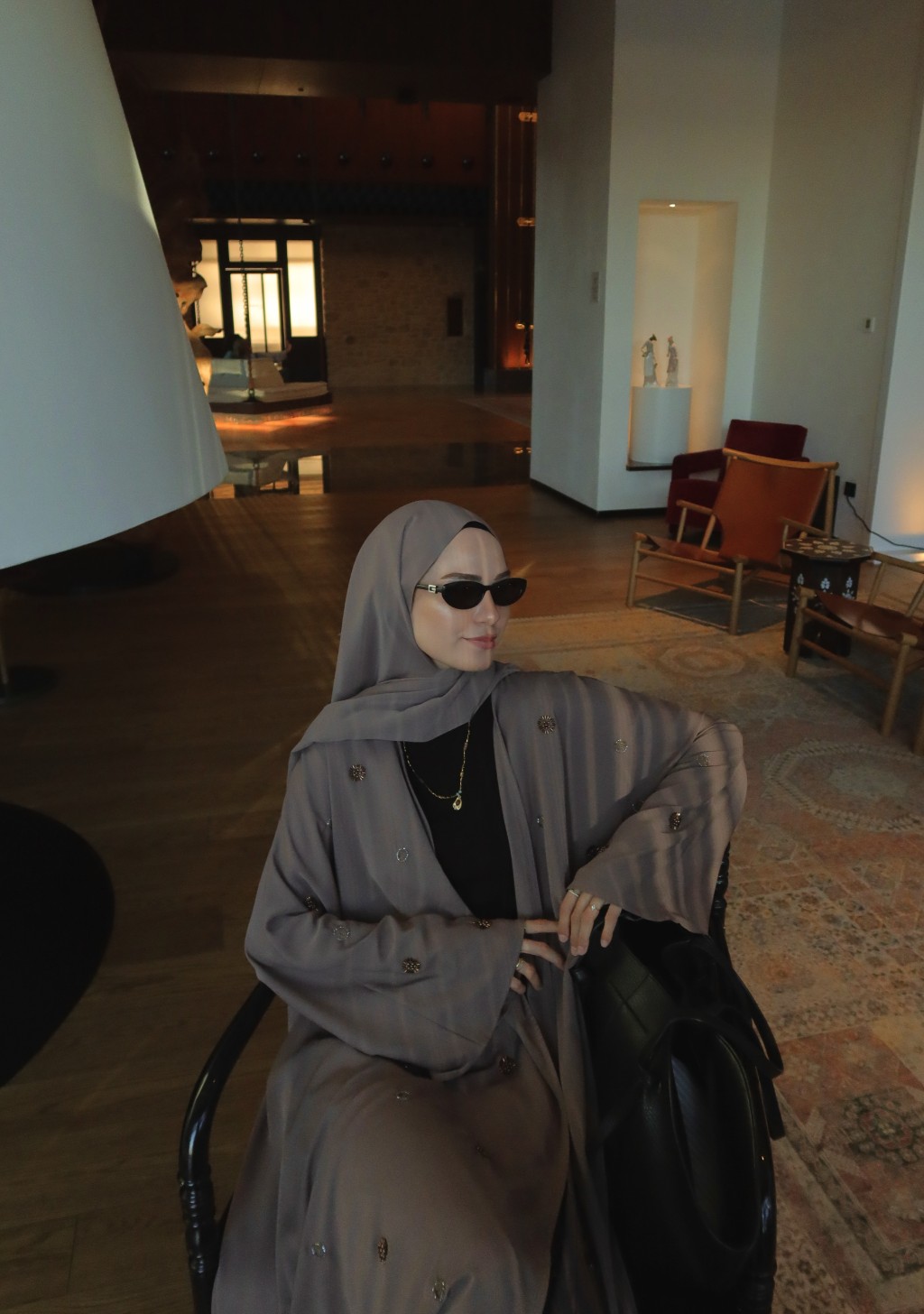 Naira Abaya Vizon Küçük Desen 