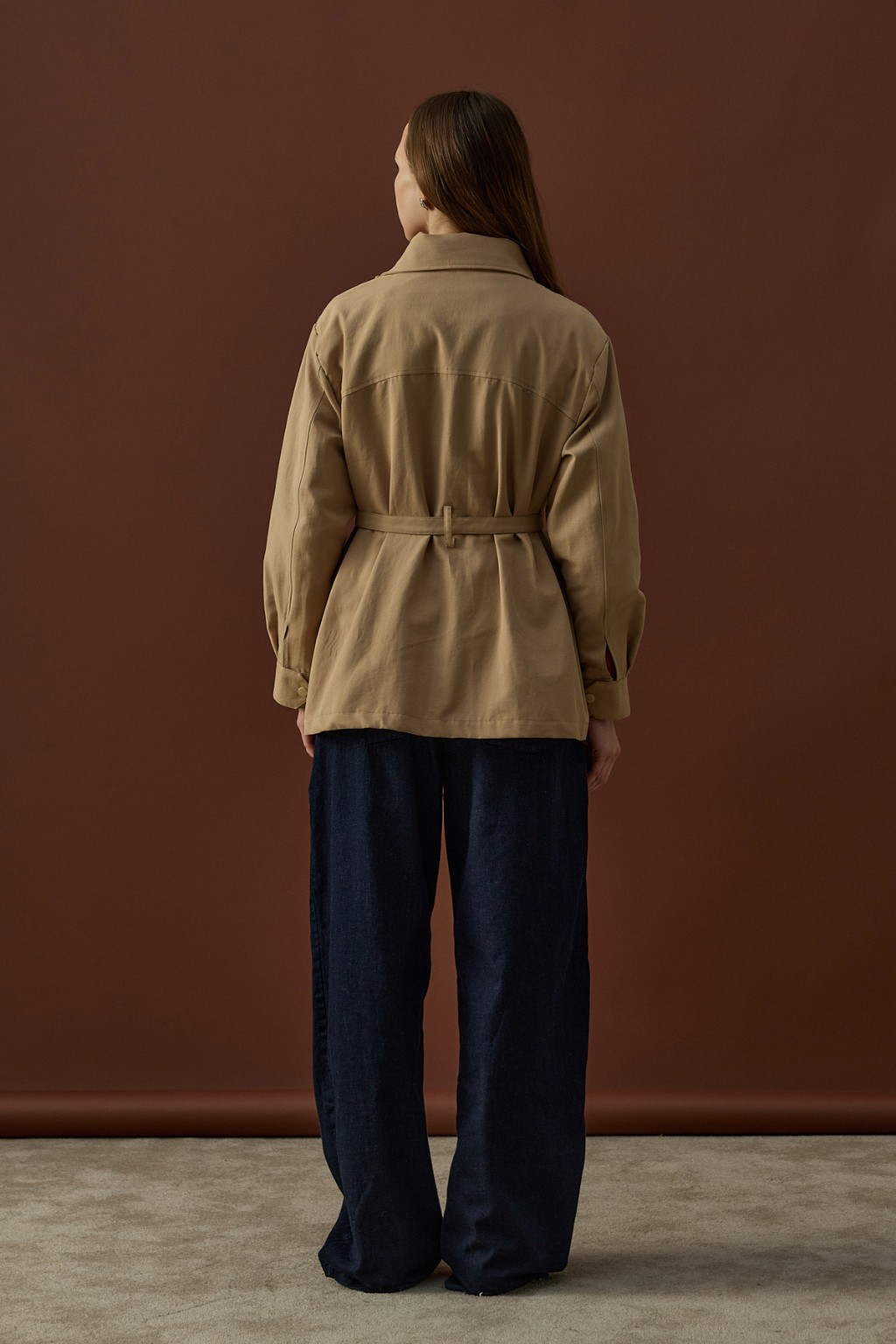 Premium Kısa Trenç Ceket 