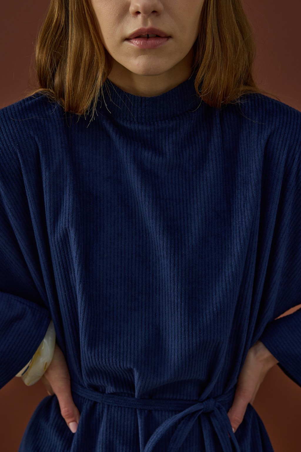 Relax Elbise Lacivert