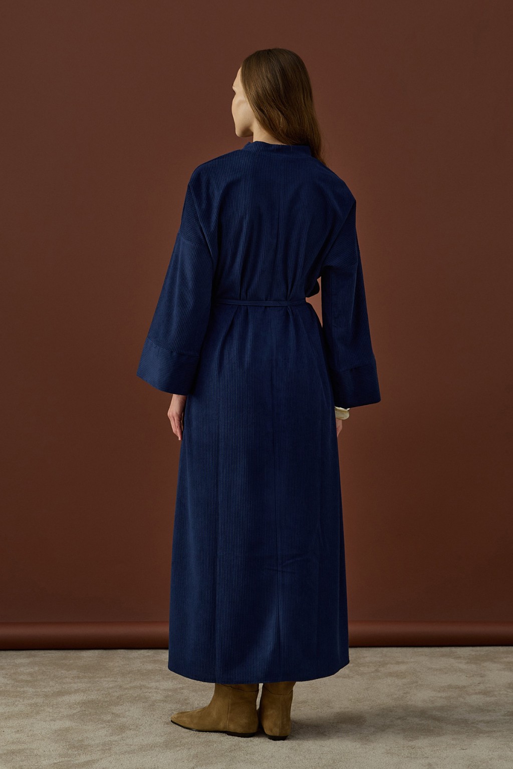 Relax Elbise Lacivert