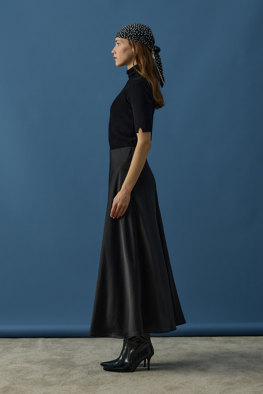 Saten Etek Siyah