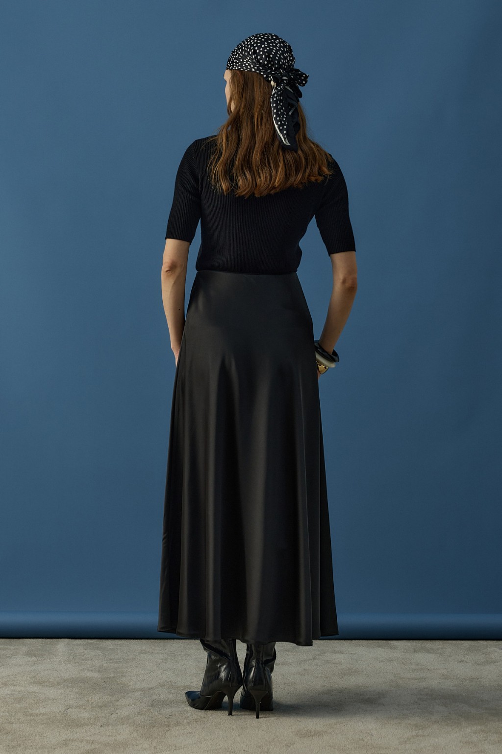 Saten Etek Siyah