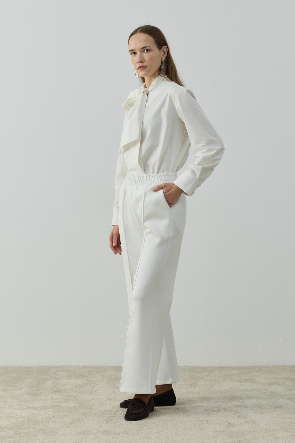 Scuba Pantolon Beyaz