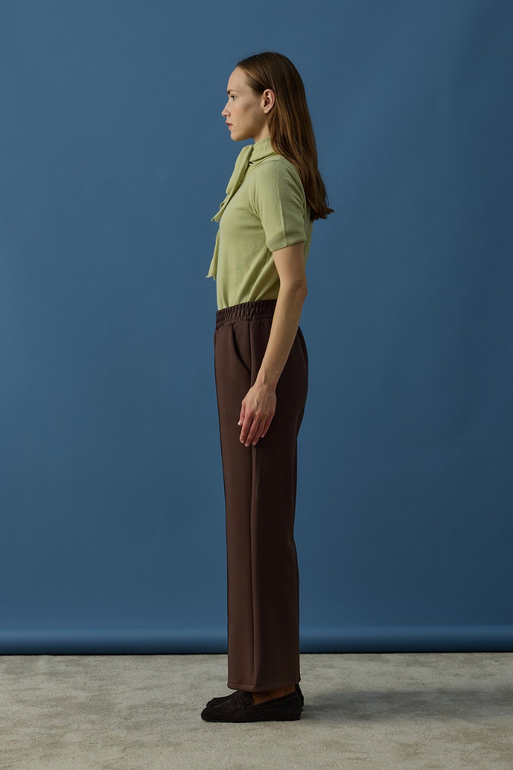 Scuba Pantolon Kahverengi