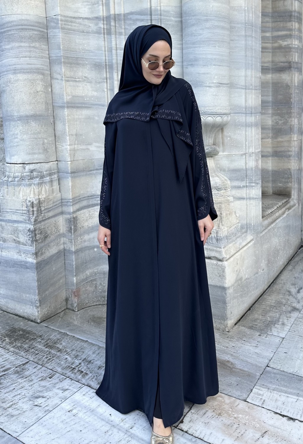 Shine Abaya Lacivert