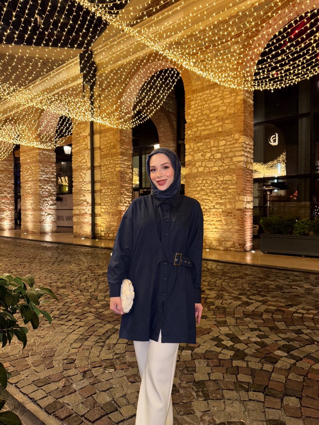 Tokalı Gömlek Lacivert