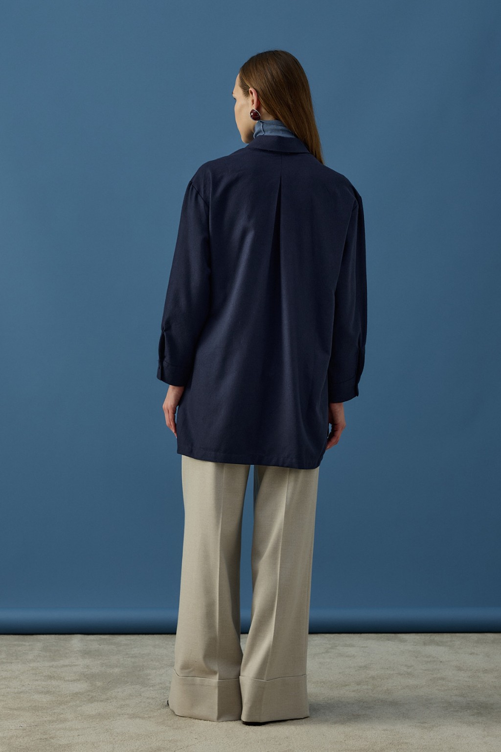 Tokalı Gömlek Lacivert