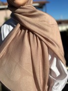 Mozaik Desen Şal Somon