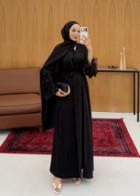 Rose Abaya Siyah