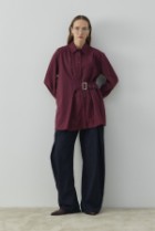 Tokalı Gömlek Bordo